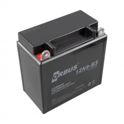 Orbus 12N9-Bs 12 V 9 Ah Asi̇t İçi̇nde Karbon Motosi̇klet Aküsü  (135Mmx130Mmx75Mm) (2.78Kg)