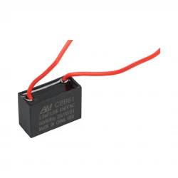1.5 Mf 450 V Si̇yah Kablolu Kare Ti̇p Kutupsuz Kondansatör