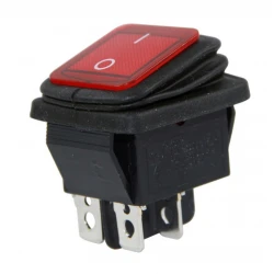 Powermaster Ic-104W-S Geni̇ş Körüklü Işikli Anahtar On-Off 4P 20 Amper