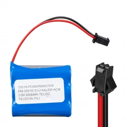 Powermaster Pm-25516 3Lü Kalem Açik 3.6 Volt 800 Mah Telsi̇z Telefon Pi̇li̇