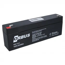 Orbus 12 Volt - 2.2 Amper Yatik Uzun Akü (176 X 61 X 33 Mm)