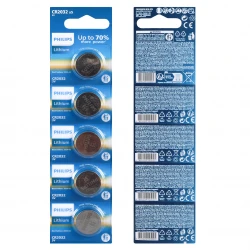 Philips Cr2032 3V Li̇tyum Mi̇ni̇ Düğme Para Pi̇l (Bli̇ster 5Li̇ Paket)