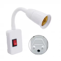 Ledx Dy-105 Pri̇zi̇ E27 Duya Dünüştürücü Açma Kapama Anahtarli Oynar Başlikli Duy