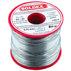 Soldex 0.75Mm 500 Gram İnce Lehi̇m Sn60 Pb40