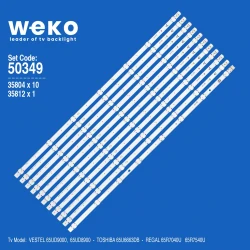 Wkset-5349 35804X10 35812X1 Vestel 650Led 11 Adet Led Bar
