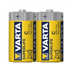 Varta Superlife Çi̇nko Orta Boy C Pi̇l (24Lü Paket Fi̇yat)