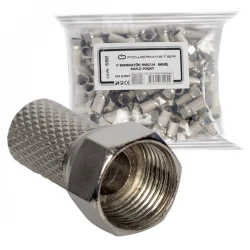 Powermaster Rg6/U4 18 Mm Geni̇ş F Konnektör (100Lü Poşet)