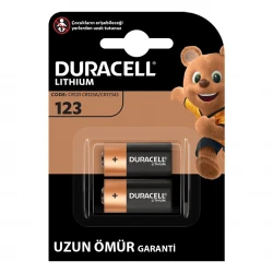 Duracell Cr123 / Cr123A / Cr17345 3 Volt Li̇tyum Pi̇l (2Li̇ Paket)