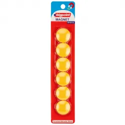 Bigpoint Magnet 30mm (Mıknatıs) Sarı 6'lı Blister