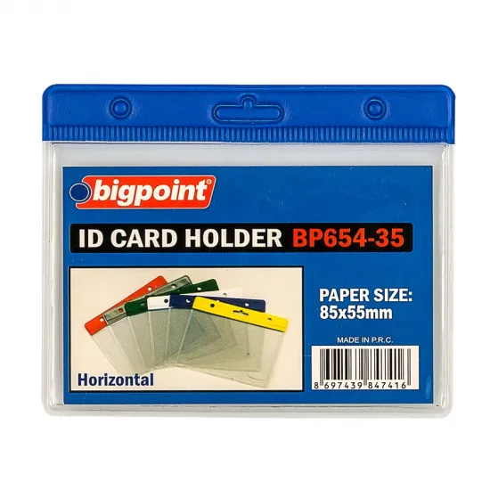 Bigpoint Kart Poşeti Yatay Mavi 85x55mm Bigpoint Kart Poşeti Yatay Mavi 85x55mm
