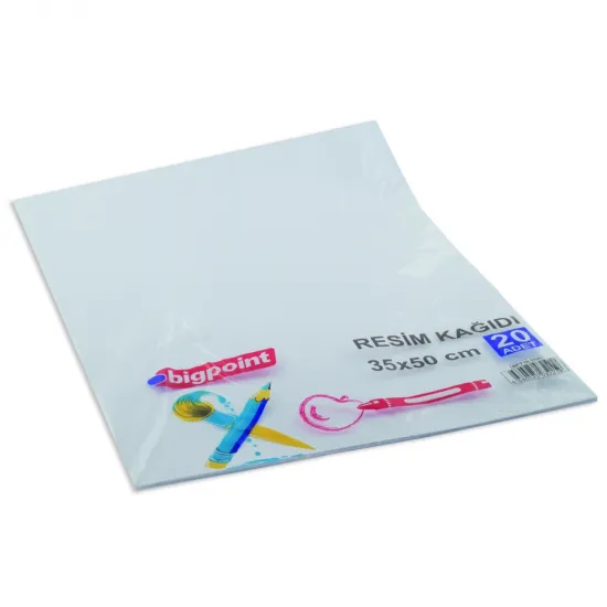 Bigpoint Resim Kağıdı 35x50cm 20'li Paket Bigpoint Resim Kağıdı 35x50cm 20'li Paket