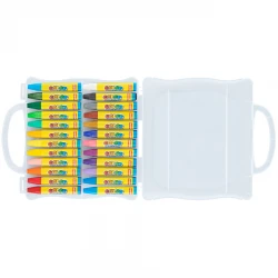 Bigpoint Pastel Boya 24 Renk - Şeffaf Çantalı