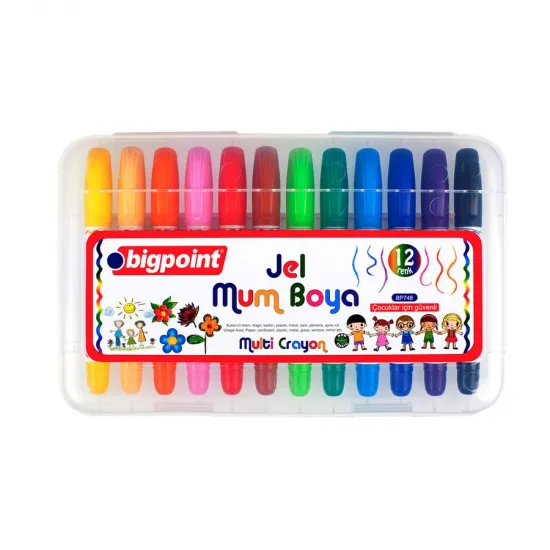 Bigpoint Jel Mum Boya 12 Renk Bigpoint Jel Mum Boya 12 Renk