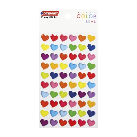 Bigpoint Sticker Rengarenk Kalpler