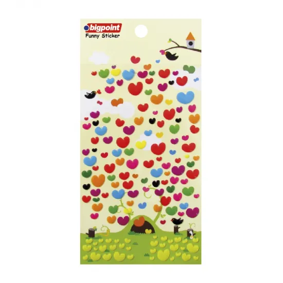 Bigpoint Sticker Çok Renkli Kalpler 2 Bigpoint Sticker Çok Renkli Kalpler 2