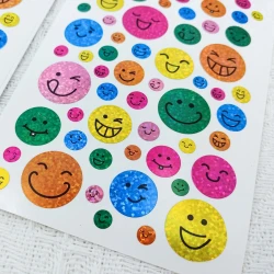 Bigpoint Sticker Hologram Smile