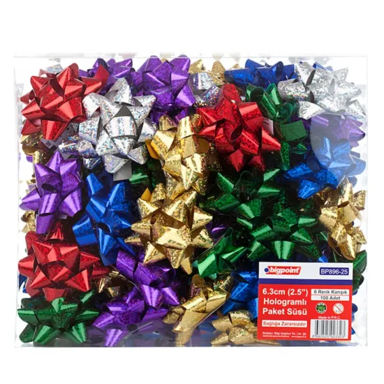 Bigpoint Paket Süsü Hologram 6.3cm 100'lü Bigpoint Paket Süsü Hologram 6.3cm 100'lü