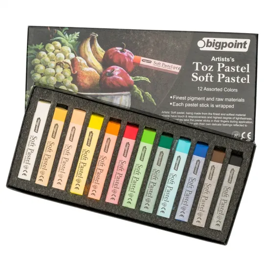 Bigpoint Artists's Toz(Soft) Pastel Boya 12 Renk Bigpoint Artists's Toz(Soft) Pastel Boya 12 Renk