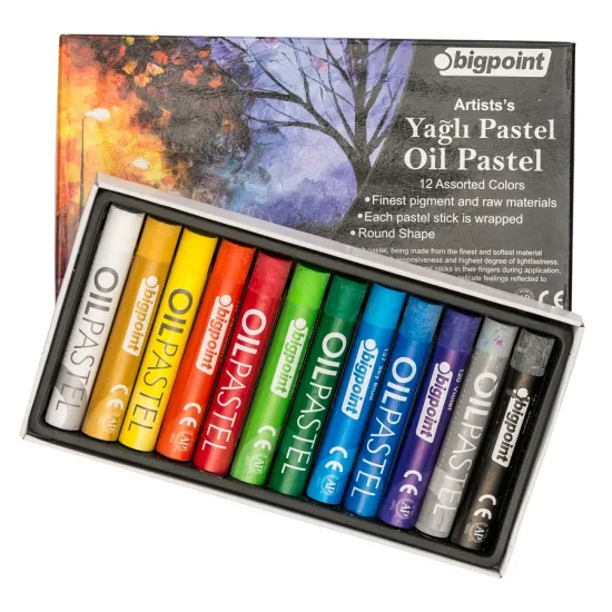Bigpoint Artists's Yağlı(Oil) Pastel Boya 12 Renk Bigpoint Artists's Yağlı(Oil) Pastel Boya 12 Renk